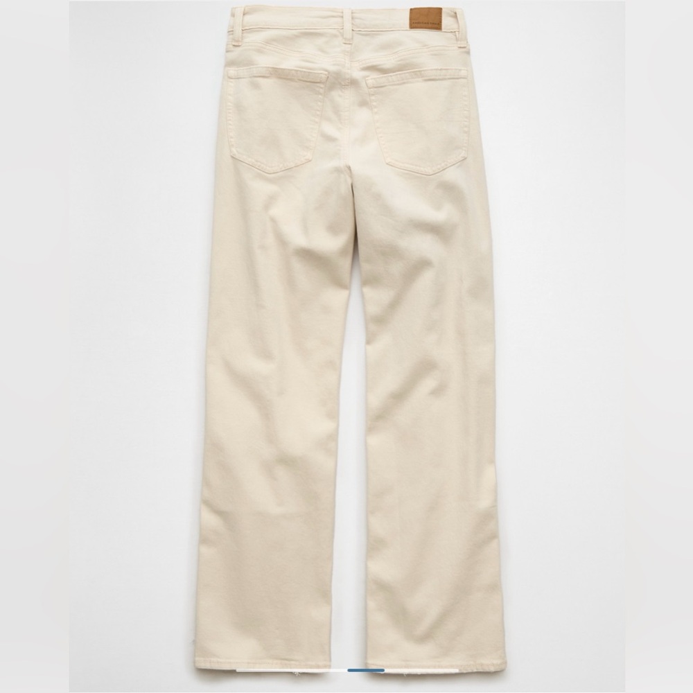 American Eagle Outfitters Beige Straight Leg Jeans - Picture 5 of 5